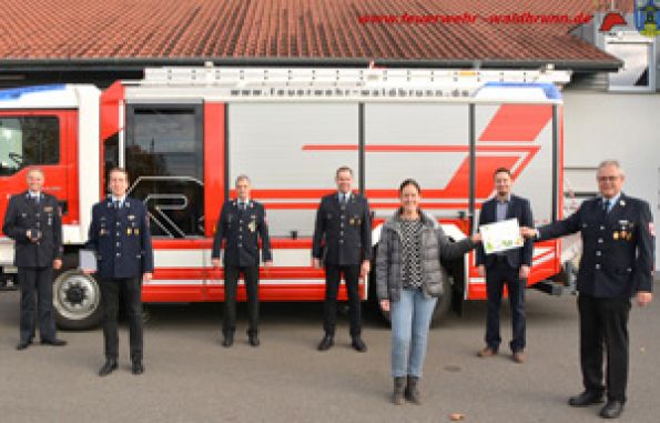 Großartig: Regionalbudget zugunsten der Waldbrunner Feuerwehr
